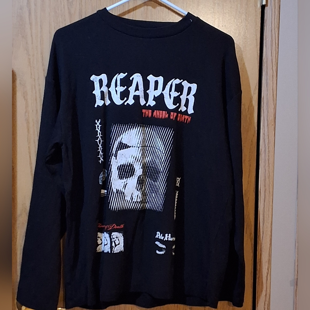 Reaper Oversized Graphic Tee Size S/M